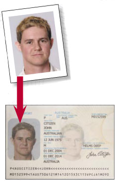 Australia passport photo