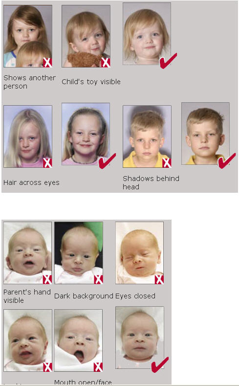 passport photos for babies