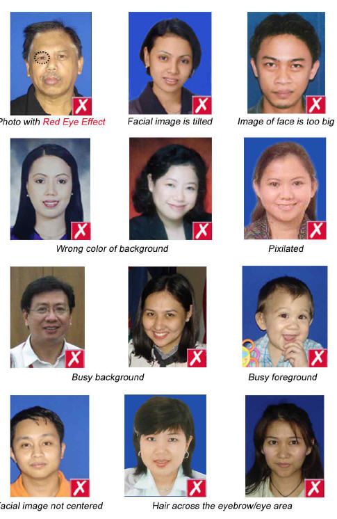 Philippines passport pictures
