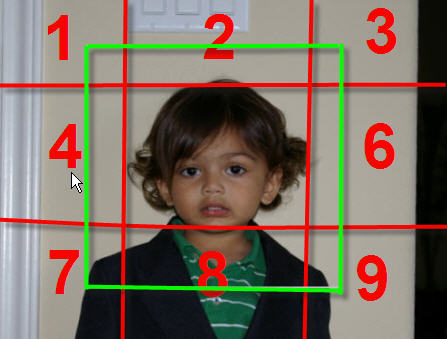 Ideal photo composition for passport photos